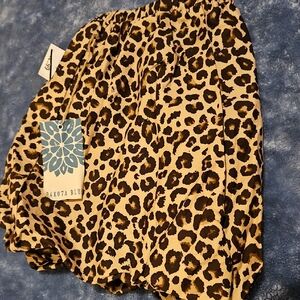 Dakota Blue Leopard Print Women's Skirt